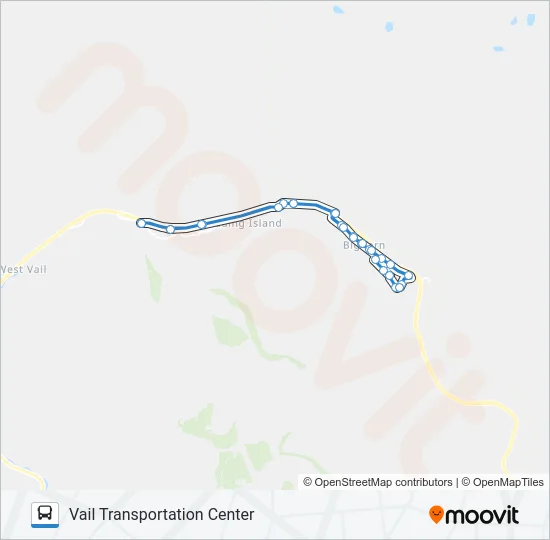 EAST VAIL Bus Line Map