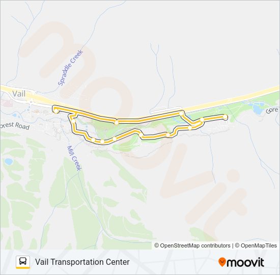 GOLF COURSE Bus Line Map