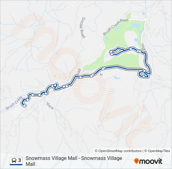 3 Bus Line Map