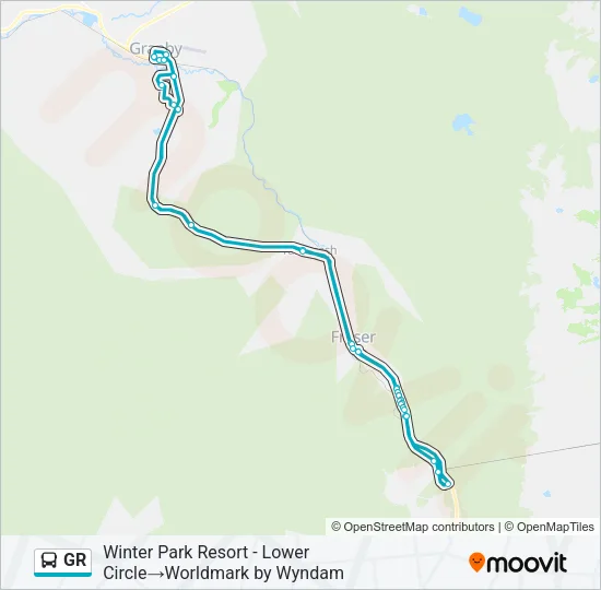 GR Bus Line Map