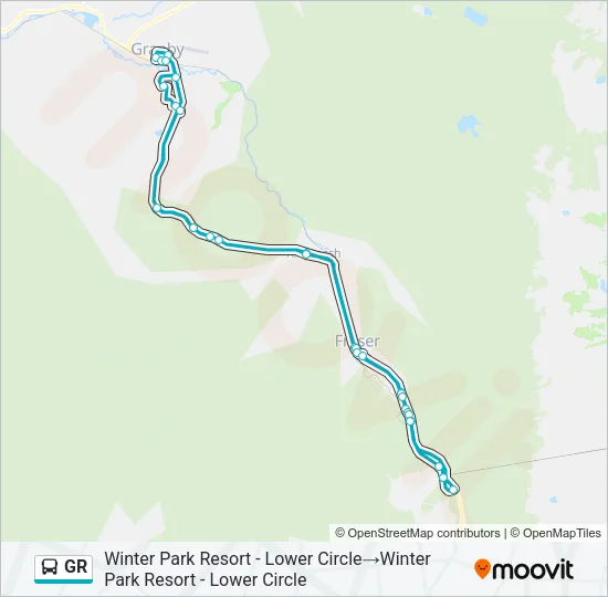 GR Bus Line Map
