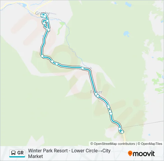 GR Bus Line Map