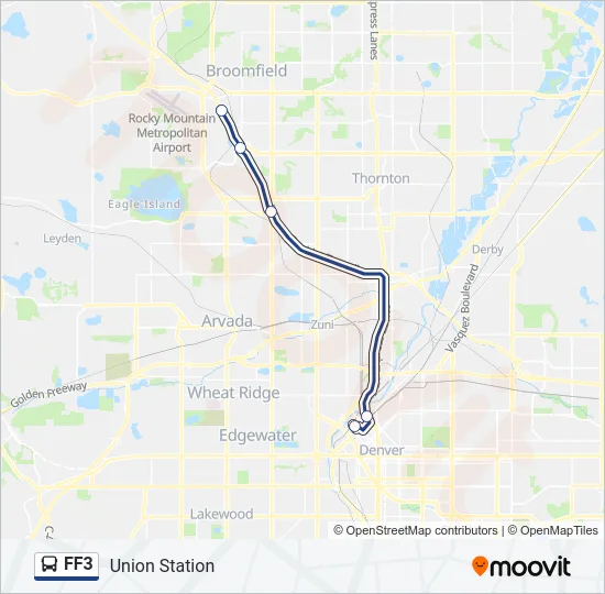 FF3 Bus Line Map