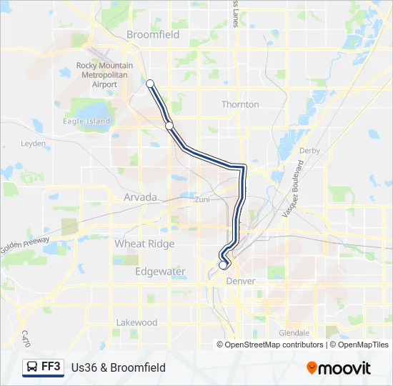 FF3 Bus Line Map