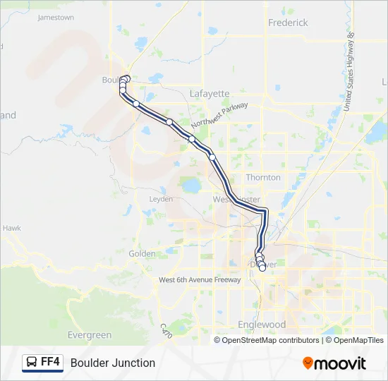 FF4 Bus Line Map