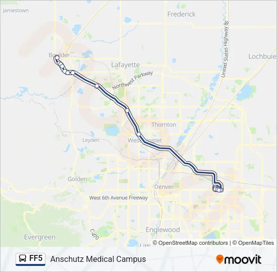 FF5 Bus Line Map