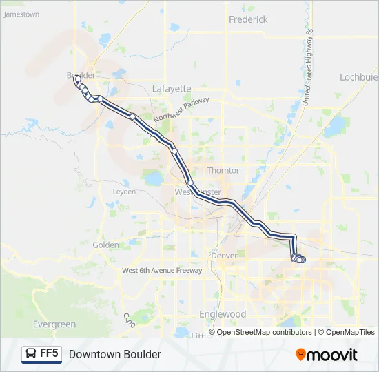 FF5 Bus Line Map