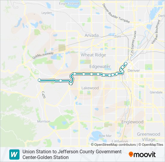 Closest Light Rail Station W Route: Schedules, Stops & Maps - Jeffco (Updated)