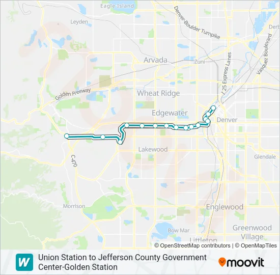 W Light Rail Line Map