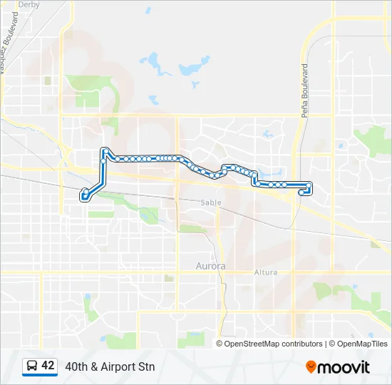 42 Bus Line Map