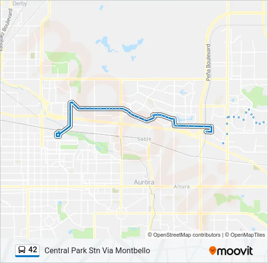 42 Bus Line Map