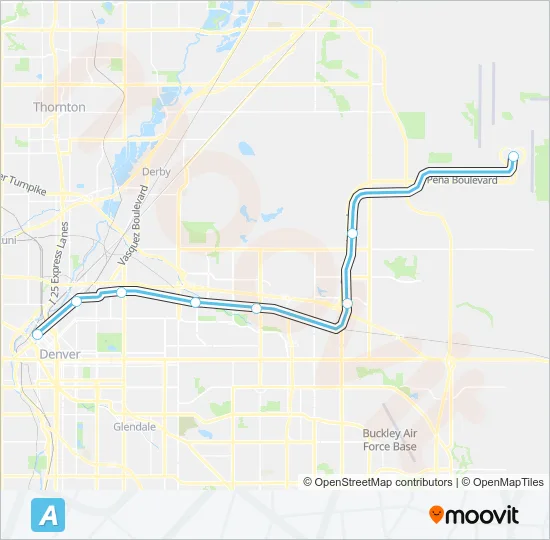 A Train Line Map