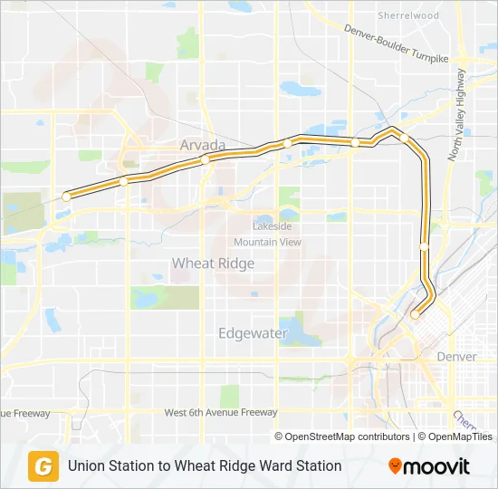 G Train Line Map