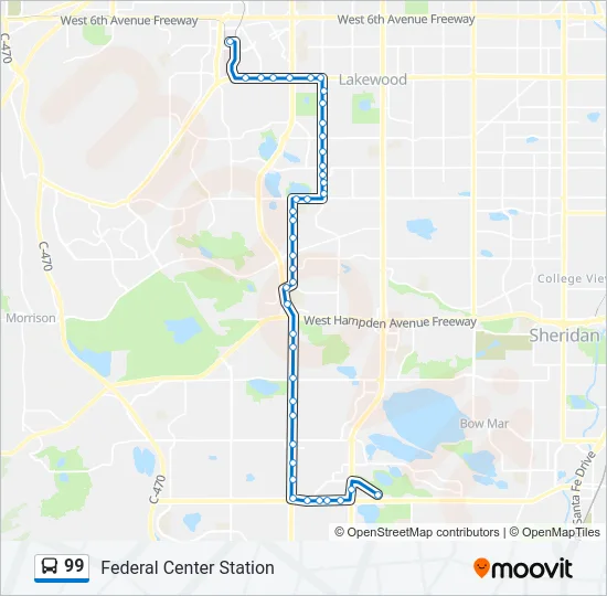 99 Bus Line Map