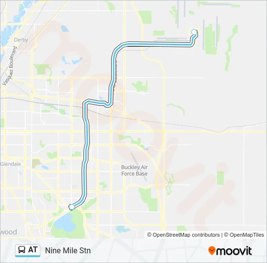 AT Bus Line Map
