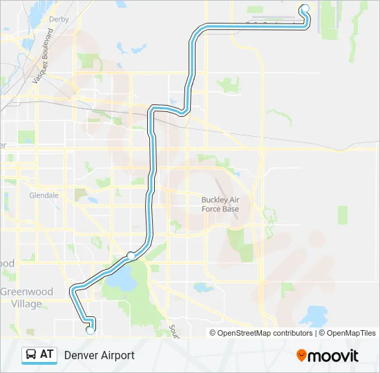 AT Bus Line Map