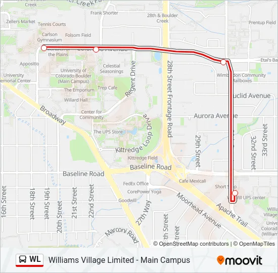 WL Bus Line Map