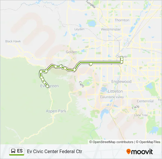 ES Bus Line Map