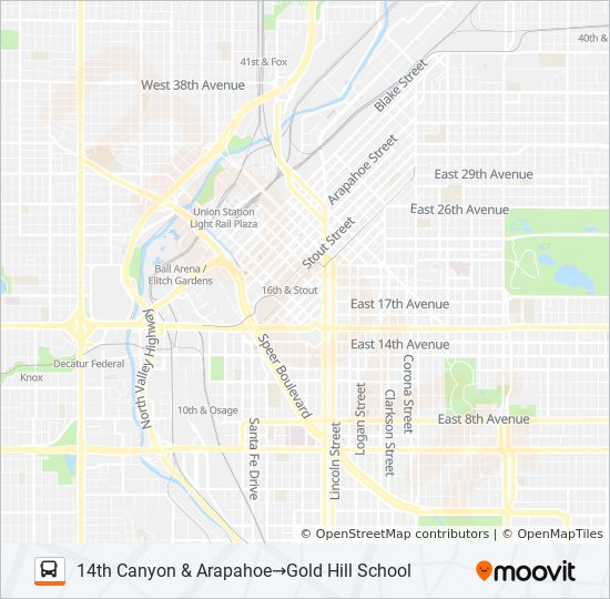 Ruta gold hill climb: horarios, paradas y mapas - 14th Canyon \u0026 Arapahoe\u200e→ Gold Hill School (Actualizado)