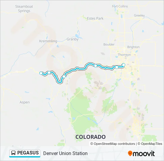 PEGASUS Bus Line Map