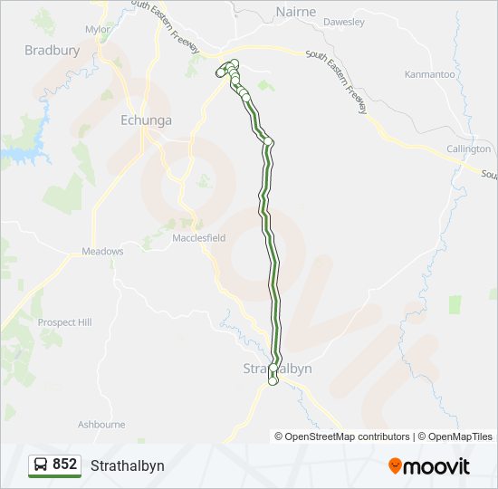 852 Route Schedules, Stops & Maps Strathalbyn (Updated)