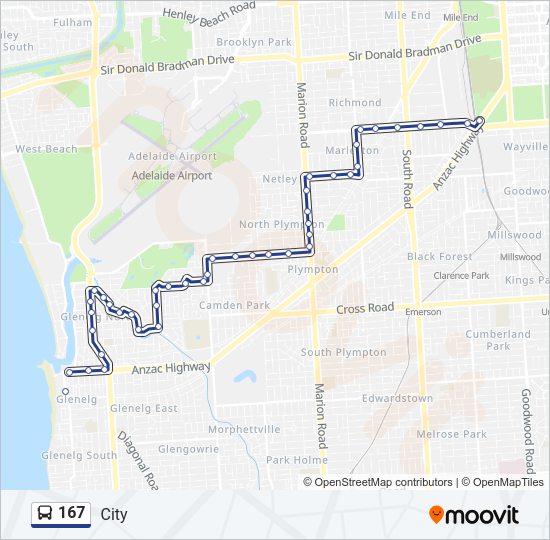 167 Route: Schedules, Stops & Maps - City (Updated)