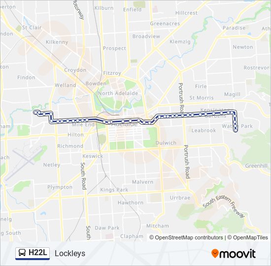 Mapa de H22L de autobús