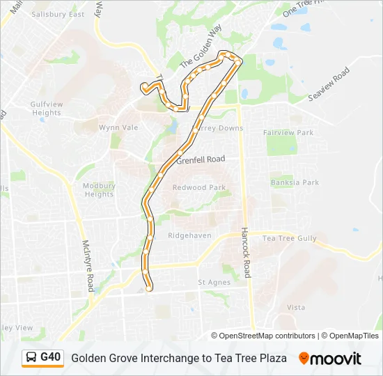 G40 Bus Line Map
