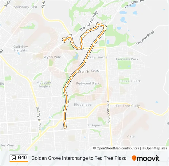 G40 Bus Line Map