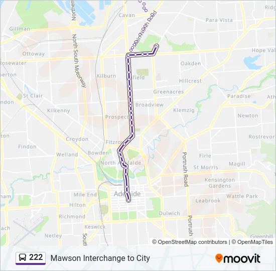 Bus 222 Route Map 222 Route: Schedules, Stops & Maps - City (Updated)