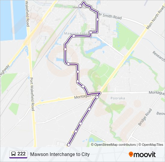 222 Route Schedules, Stops & Maps Gepps Cross (Updated)