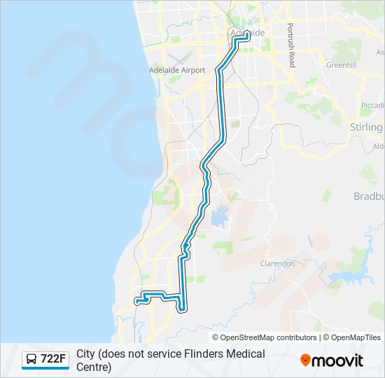 722F bus Line Map