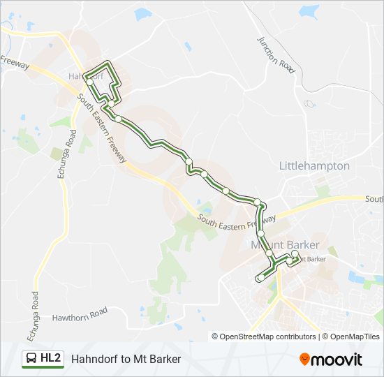 HL2 bus Line Map