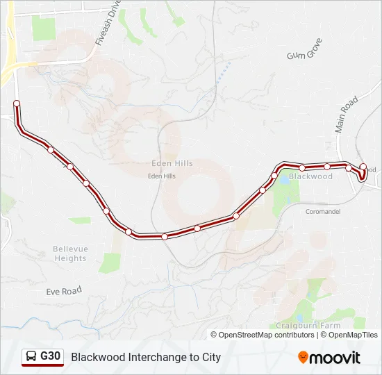 G30 Bus Line Map
