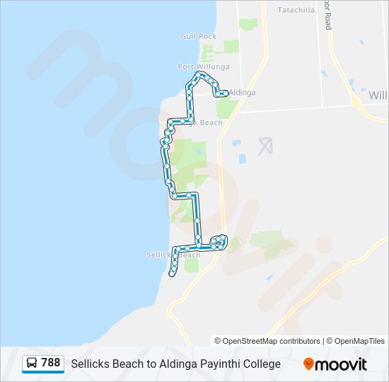 788 bus Line Map