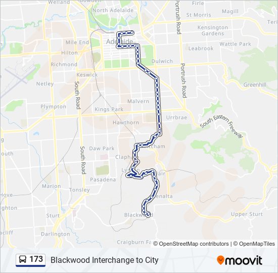 173 Route Schedules Stops And Maps City Updated