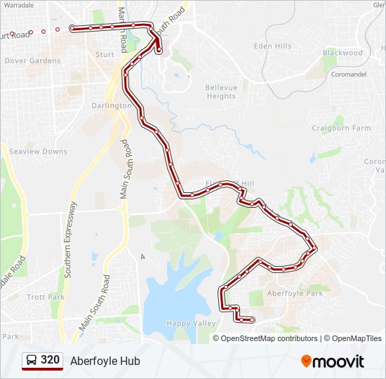 320 Route: Schedules, Stops & Maps - Aberfoyle Hub (updated)