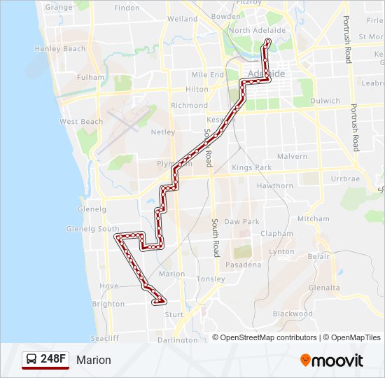 248F Bus Line Map