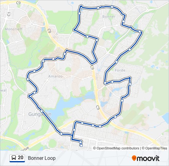 Cct Bus Schedule Route 20 20 Route: Schedules, Stops & Maps - Bonner Loop (Updated)