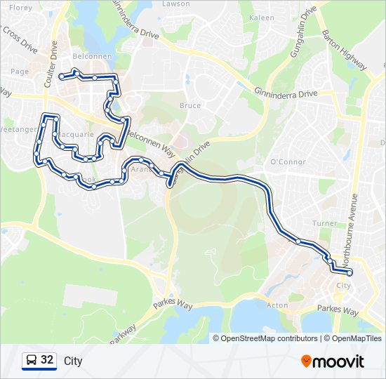 Bus 32 Route Map 32 Route: Schedules, Stops & Maps - City (Updated)