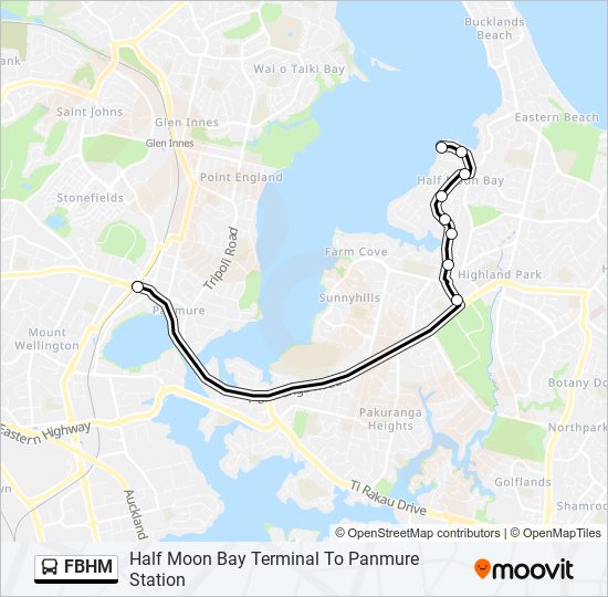 FBHM bus Line Map