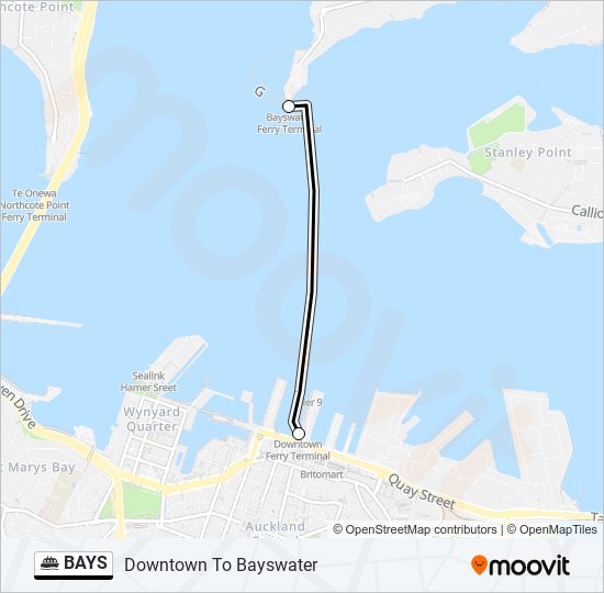 bays Route: Schedules, Stops & Maps - Downtown To Bayswater (Updated)