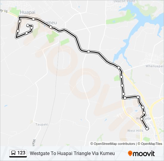 公交123路的线路图