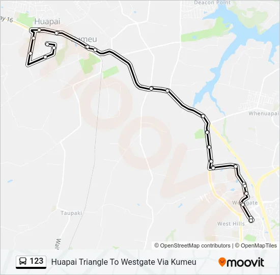 123 Bus Line Map