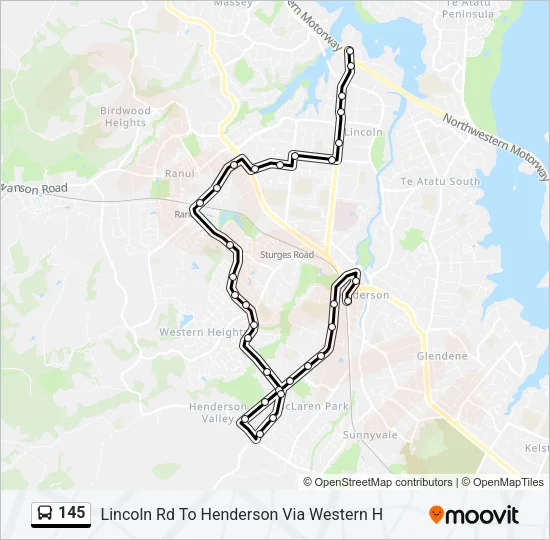 145  Line Map
