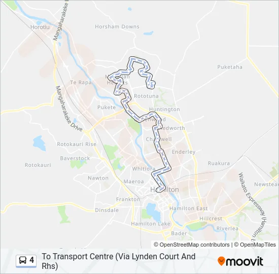4 Bus Line Map