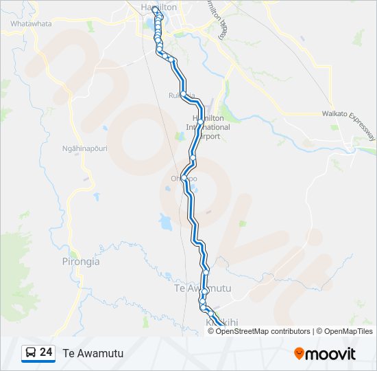 公交24路的线路图