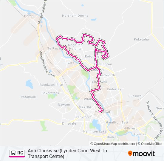 RC bus Line Map