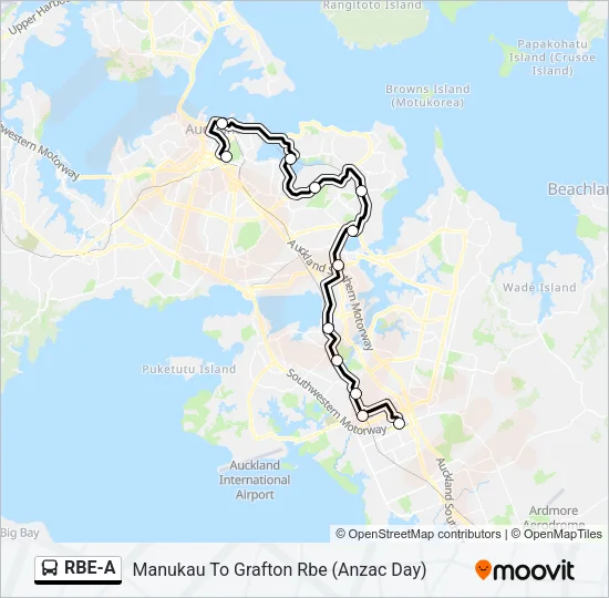 RBE-A Bus Line Map