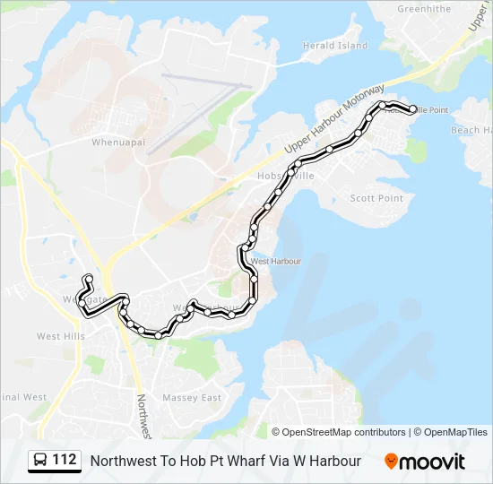 112 Bus Line Map